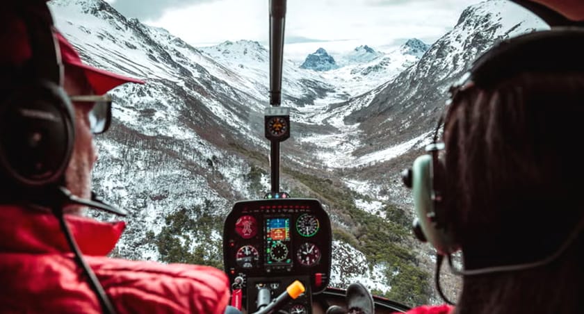 paseo en helicóptero ushuaia